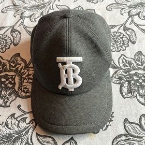 Burberry Monogram Embroidered Baseball Cap